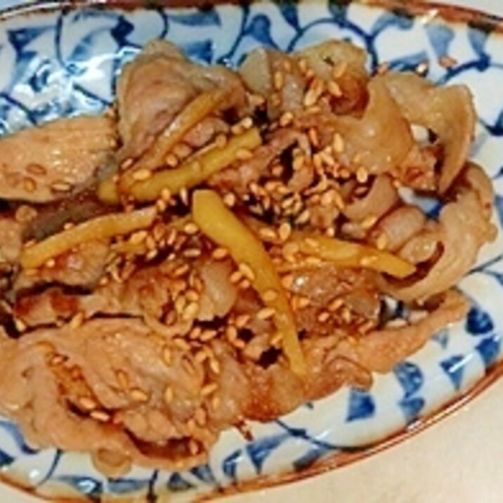 5分でできる!豚こま切れ肉の生姜焼き